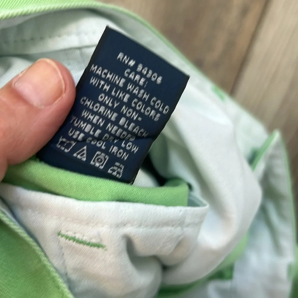 Lime Green Fun AF Ralph Lauren Women’s Straight Leg Chinos | Pants Size 8 - Picture 5 of 10
